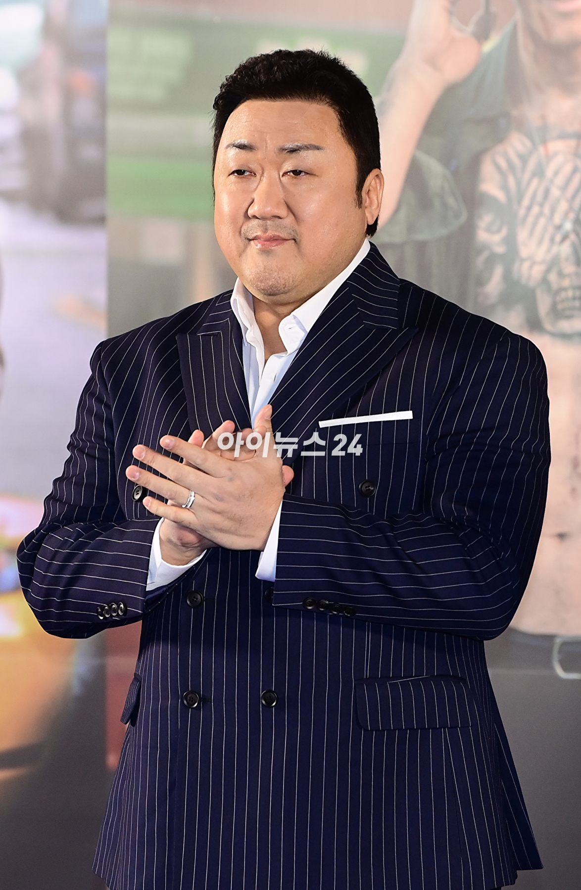 배우 마동석이 11일 오전 서울 성동구 메가박스 성수에서 열린 영화 '범죄도시4'(감독 허명행) 제작보고회에 참석하고 있다. [사진=정소희 기자]