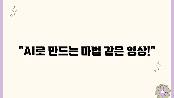 챗GPT를 활용한 영상 편집과 제작 방법 안내