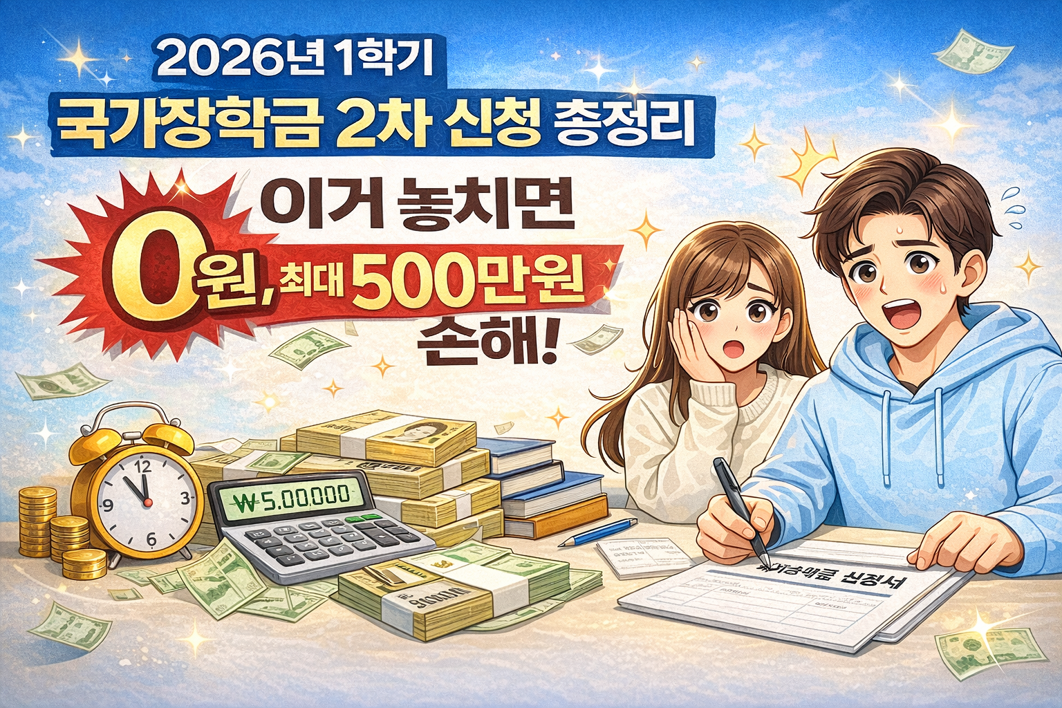 2026년 1학기 국가장학금 2차 신청