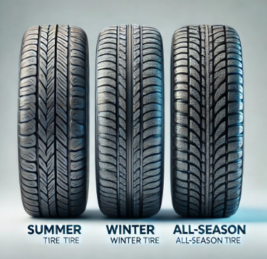 자동차 타이어 종류별 이미지