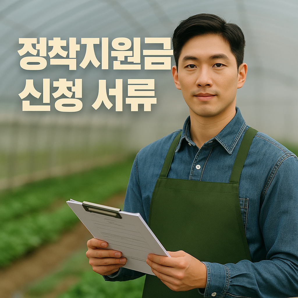 청년농업인 정착지원금 신청 절차 및 서류 총정리