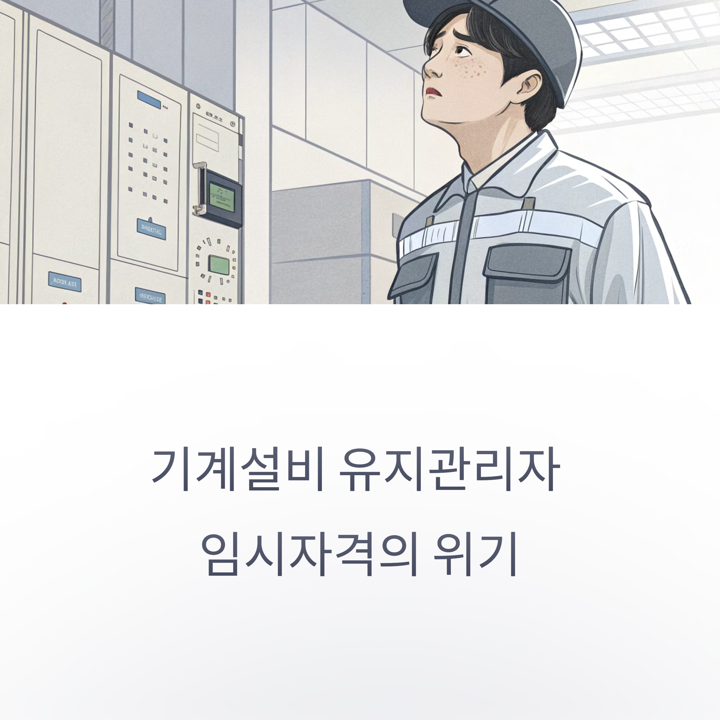 기계설비 유지관리자 임시자격