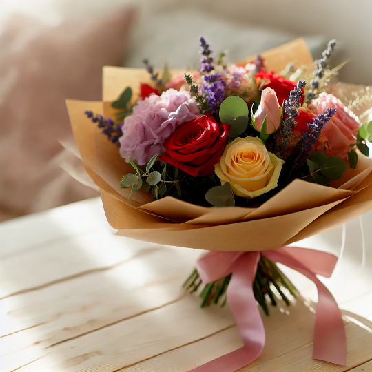 포장 꽃 예쁜 장식품 이미지