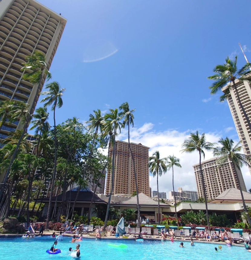 힐튼 하와이안빌리지 와이키키리조트 위치 접근성