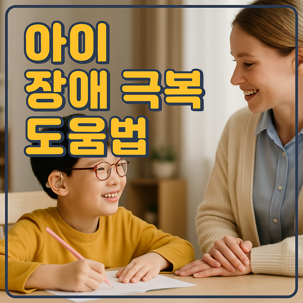 아이 장애 극복 도움법