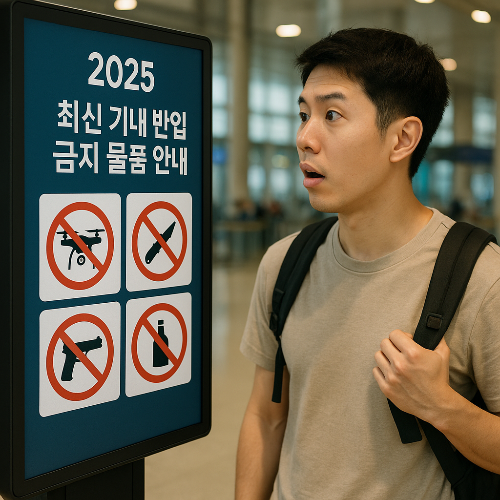 기내 반입 금지 물품 완벽 가이드: 압수 피하는 필수 체크리스트