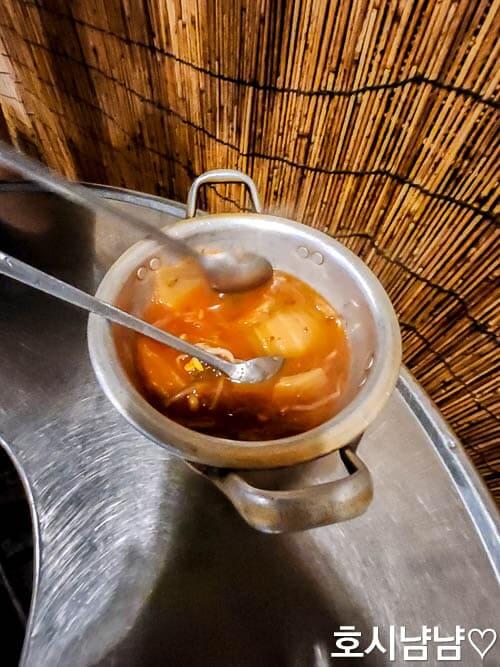 하남 인삼한약막걸리 얼큰 칼칼한 김치콩나물국