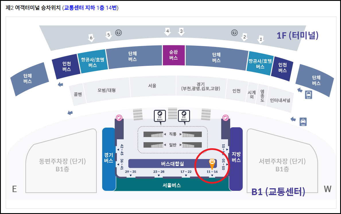 6006번 공항버스 시간표, 예매, 타는 곳, 요금, 배차간격