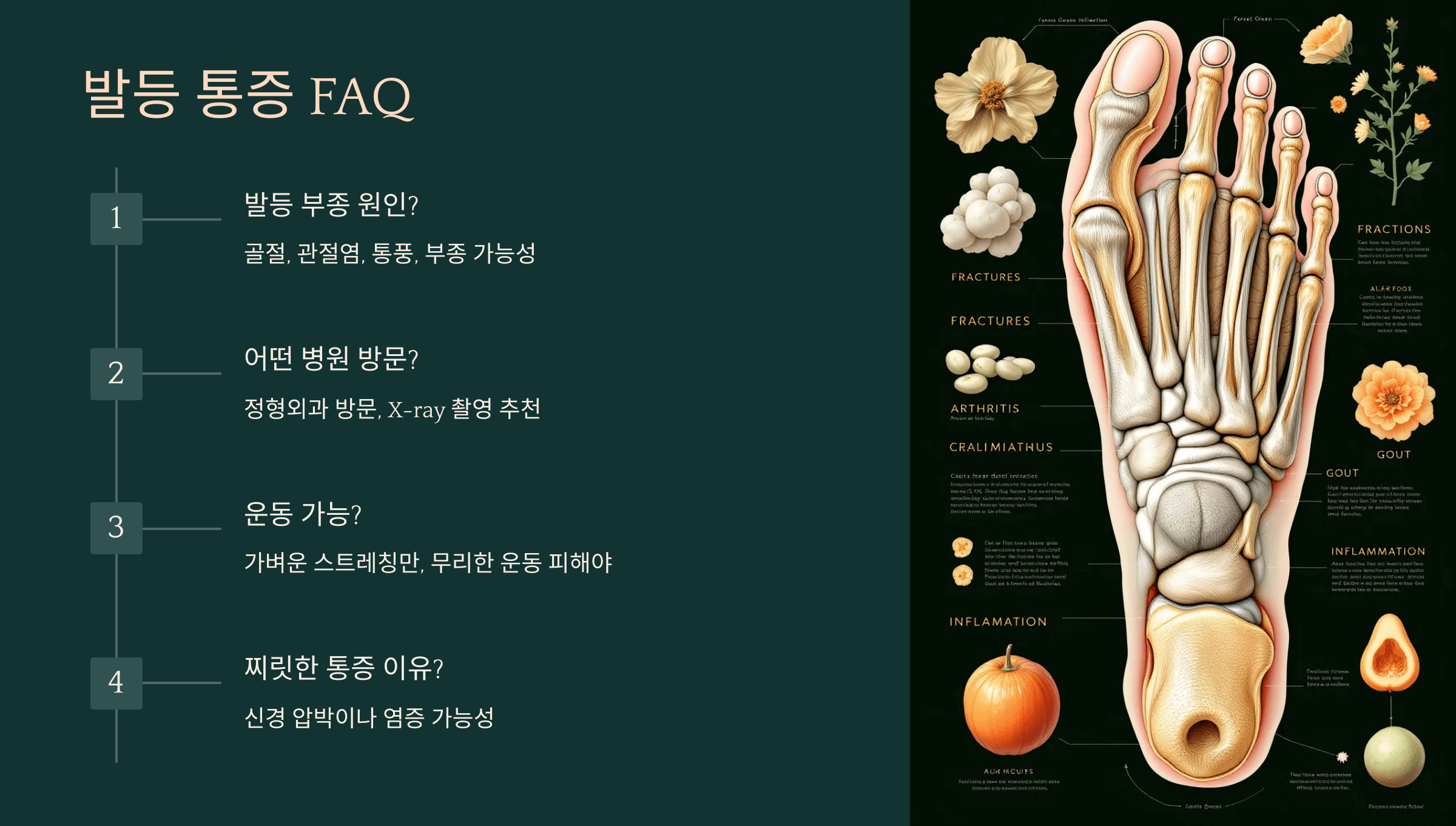 발등 사진입니다.