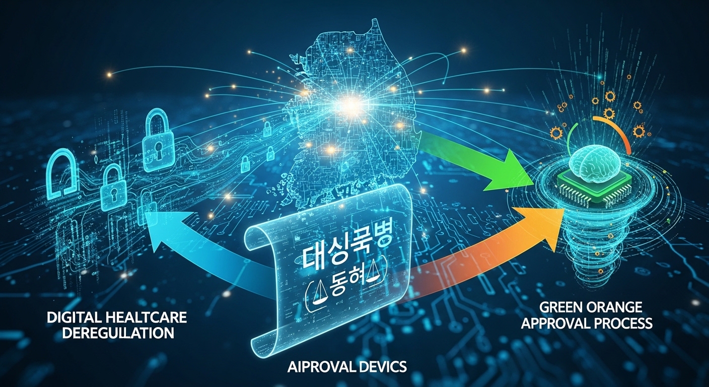 디지털 헬스케어 규제 완화 디지털의료제품법 시행 AI 의료기기 한국 인허가 그린오렌지