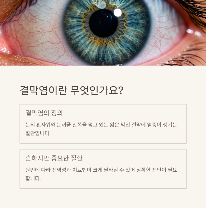 결막염 증상 자가 진단 스스로 진단하는 법