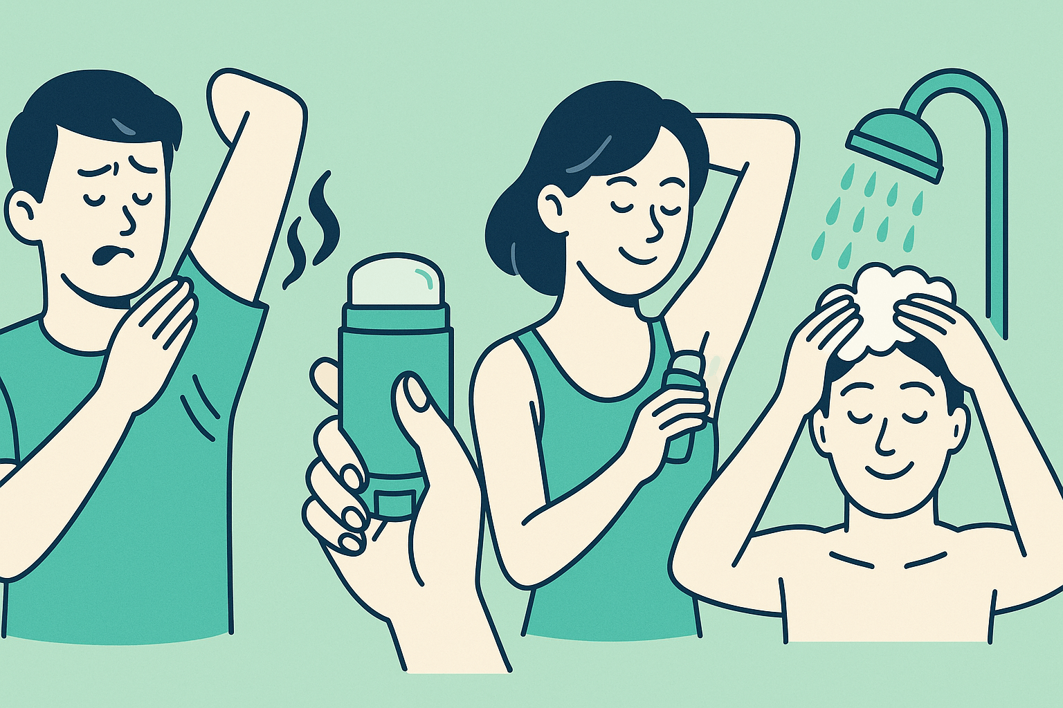 불쾌한 땀 냄새, 상쾌하게 없애는 데일리 솔루션