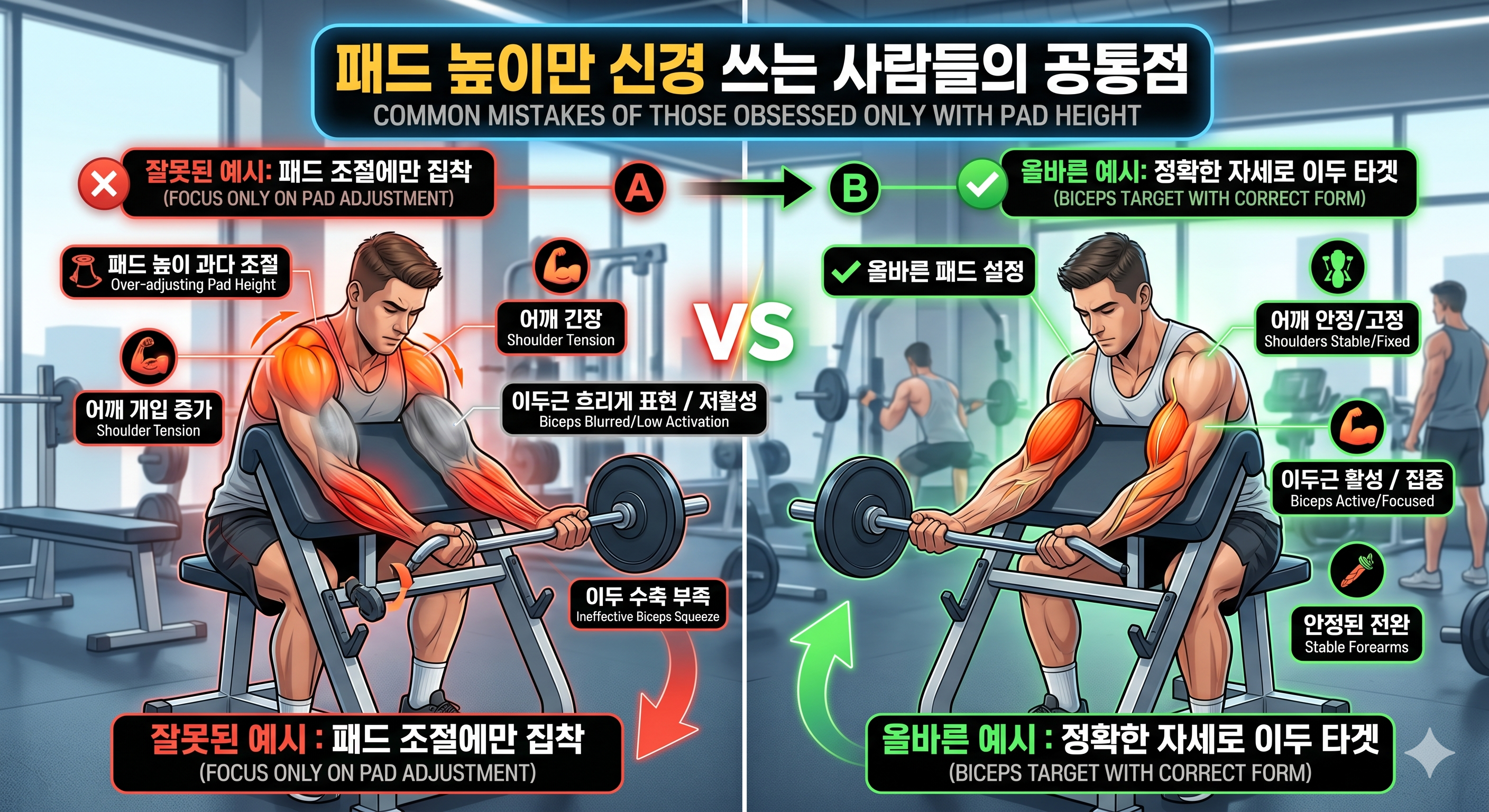 패드 높이만 신경 쓰는 사람들의 공통점