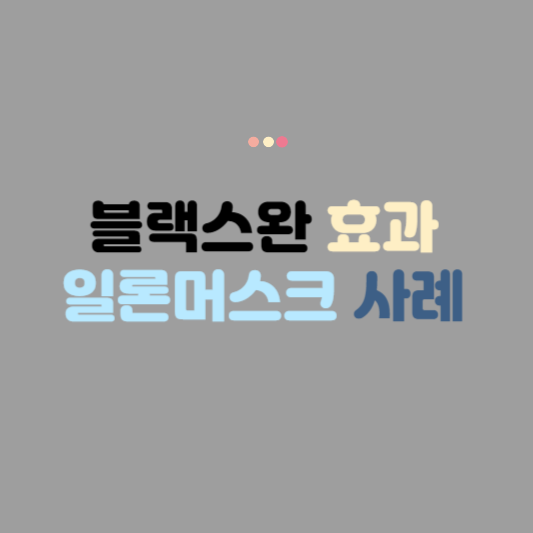블랙스완 효과