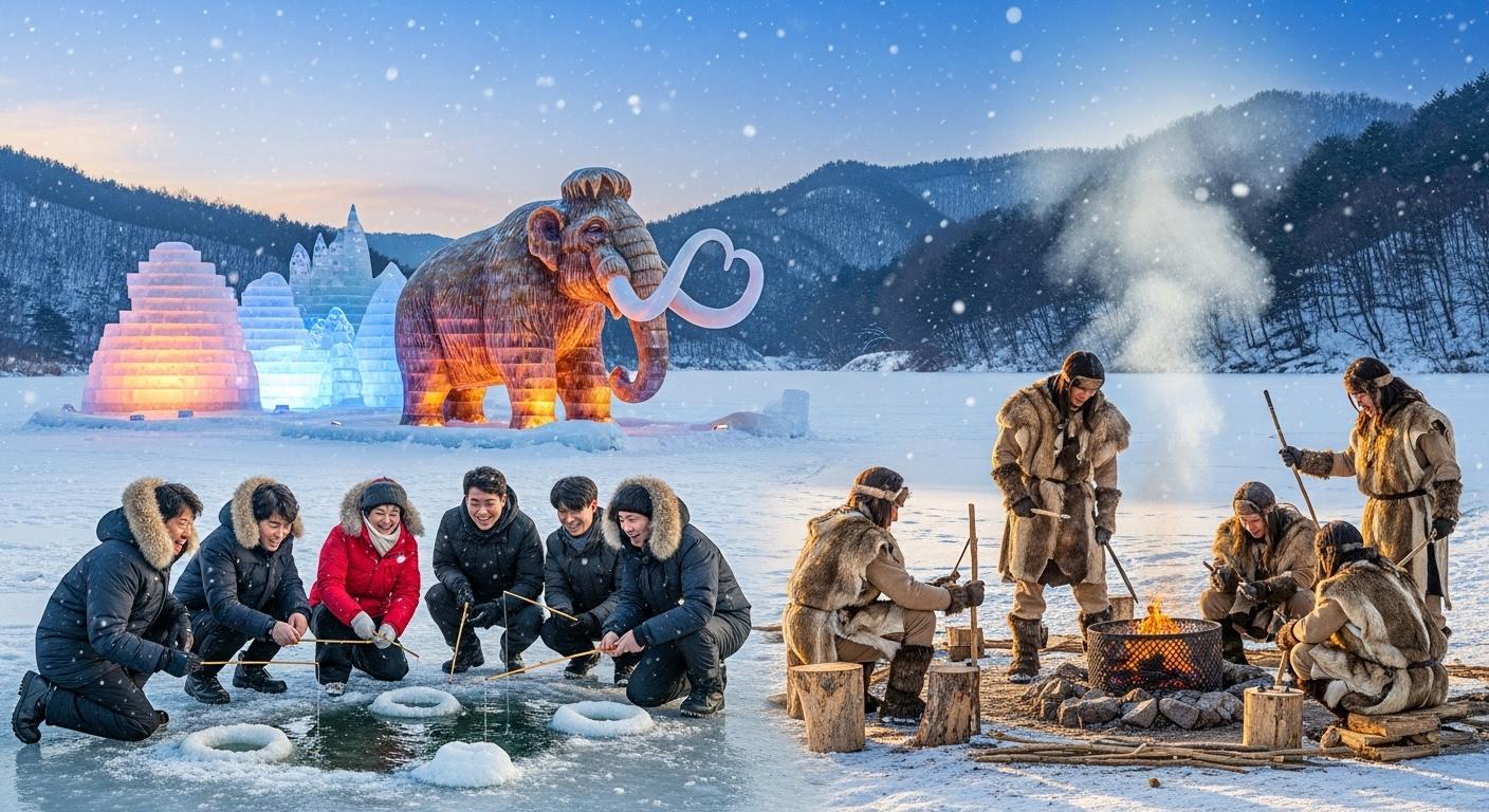 전곡리 겨울여행구석기축제