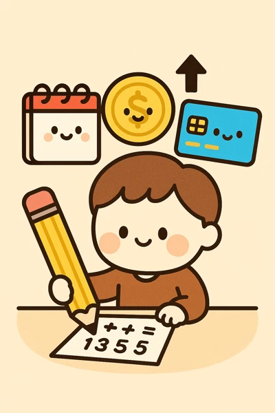 연말정산 카드 공제 계산 장면