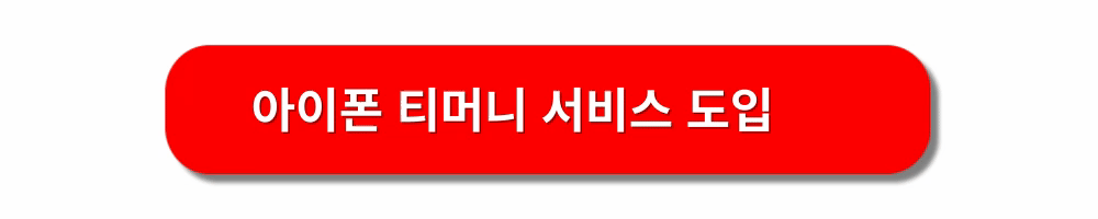 아이폰-티머니출시