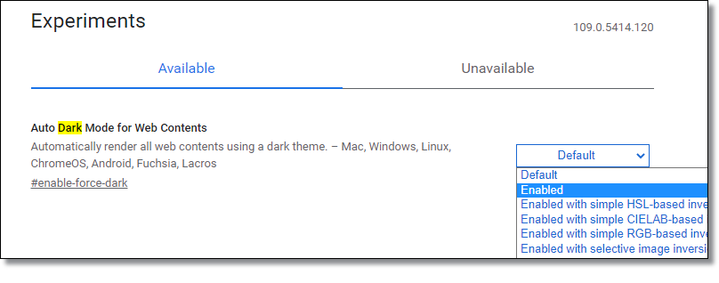 크롬-다크모드-설정