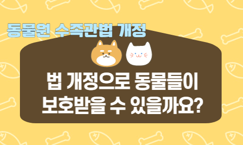 동물원수족관법 개정