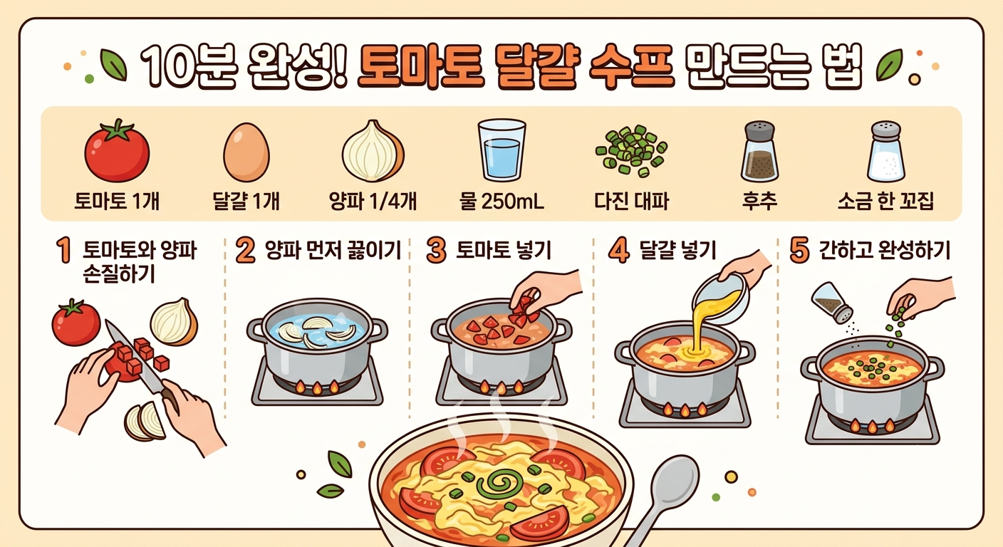 토마토달걀스프