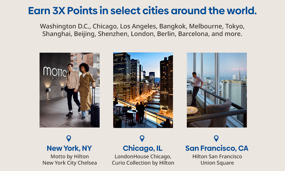 힐튼 3배 2배 보너스 포인트 적립 프로모션 ( 등록 09.05까지/ 체크아웃 12.31까지)