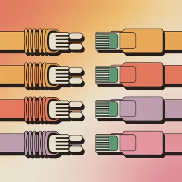 인터넷 케이블 종류 예시 이미지