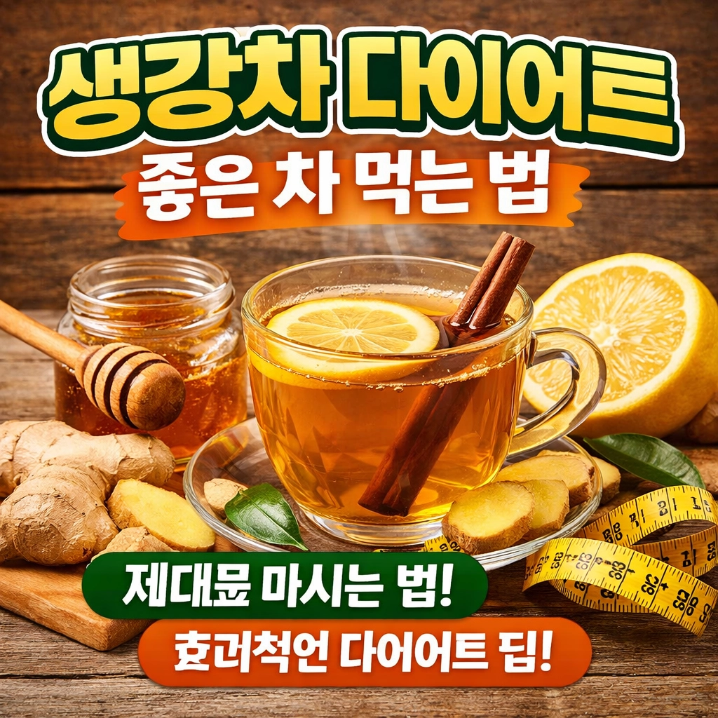 생강차 다이어트 좋은 차 먹는 법