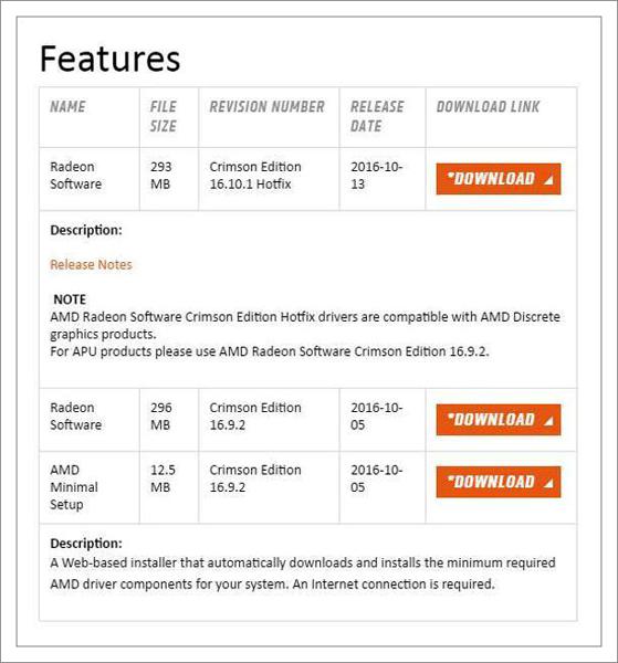 라데온 그래픽 드라이버