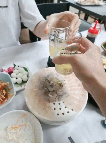 바다횟집 활어모듬회와 쏘맥 한잔