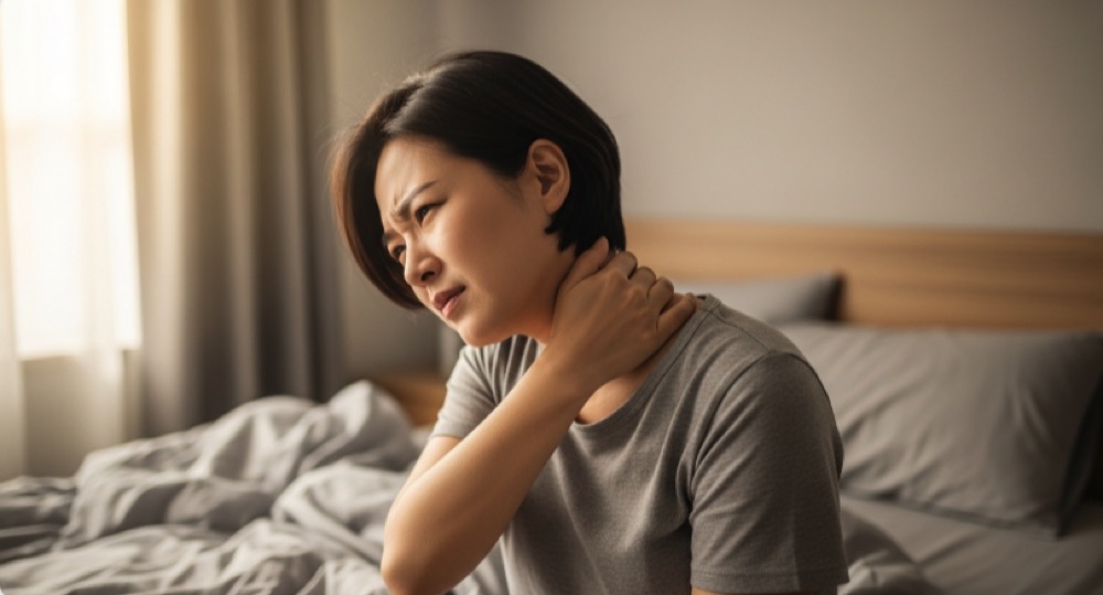 기상 후 목 통증