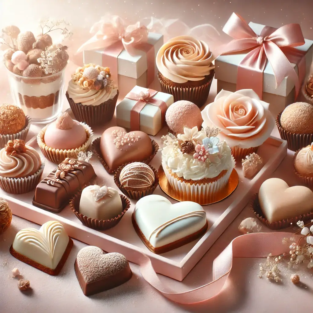 달콤한 수제 디저트와 초콜릿