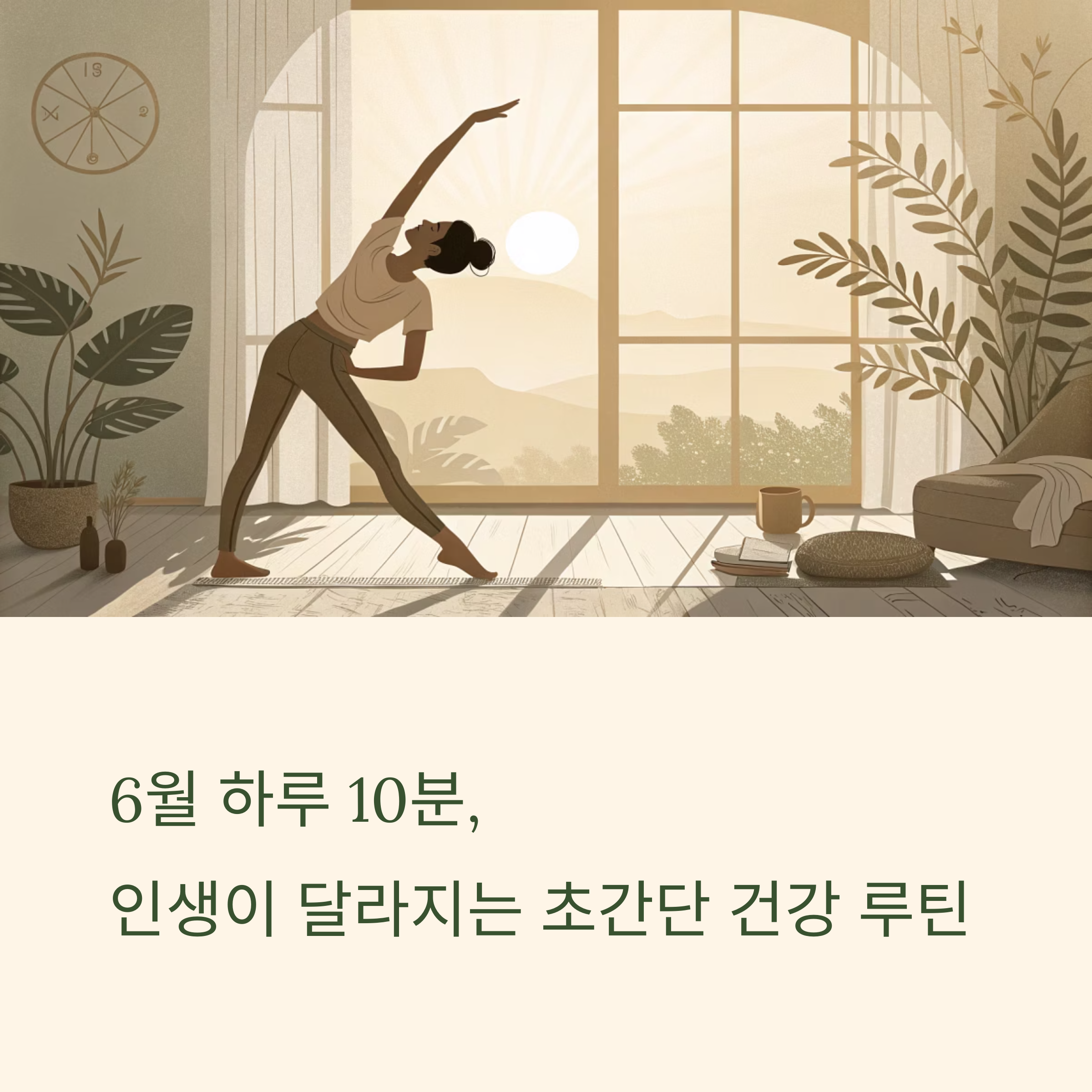 6월 하루 10분, 인생이 달라지는 초간단 건강 루틴 대공개