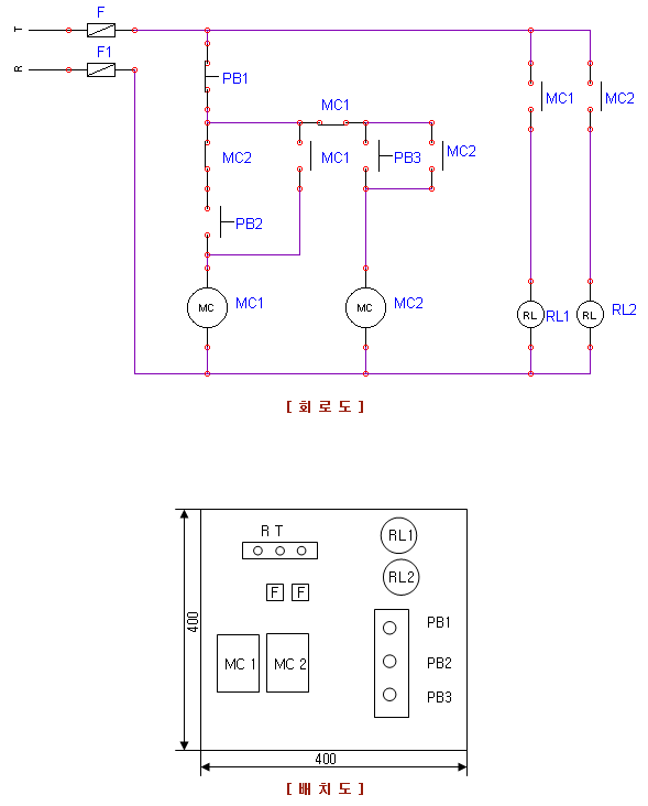 전자접촉기 회로