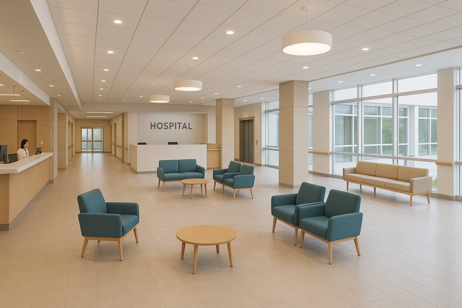 병원로비 이미지