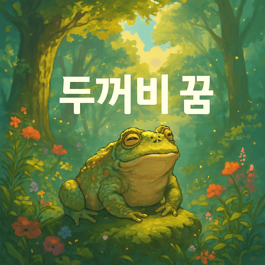 두꺼비 꿈 해몽