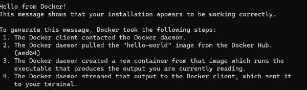 도커 인스톨 성공