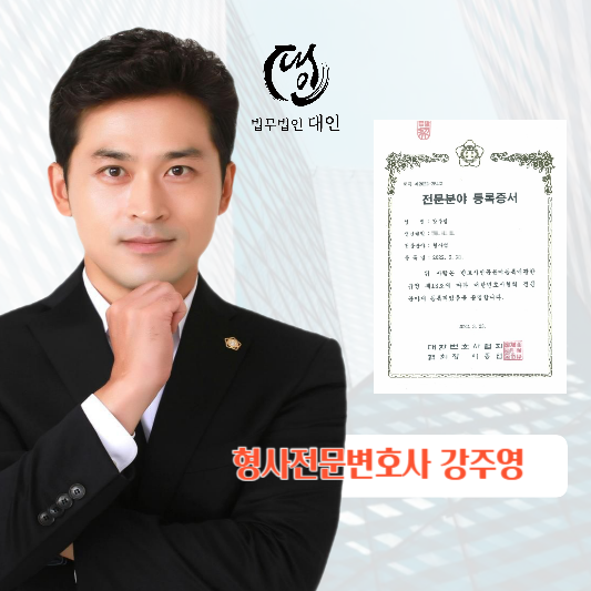 법무법인대인 형사전문변호사 강주영