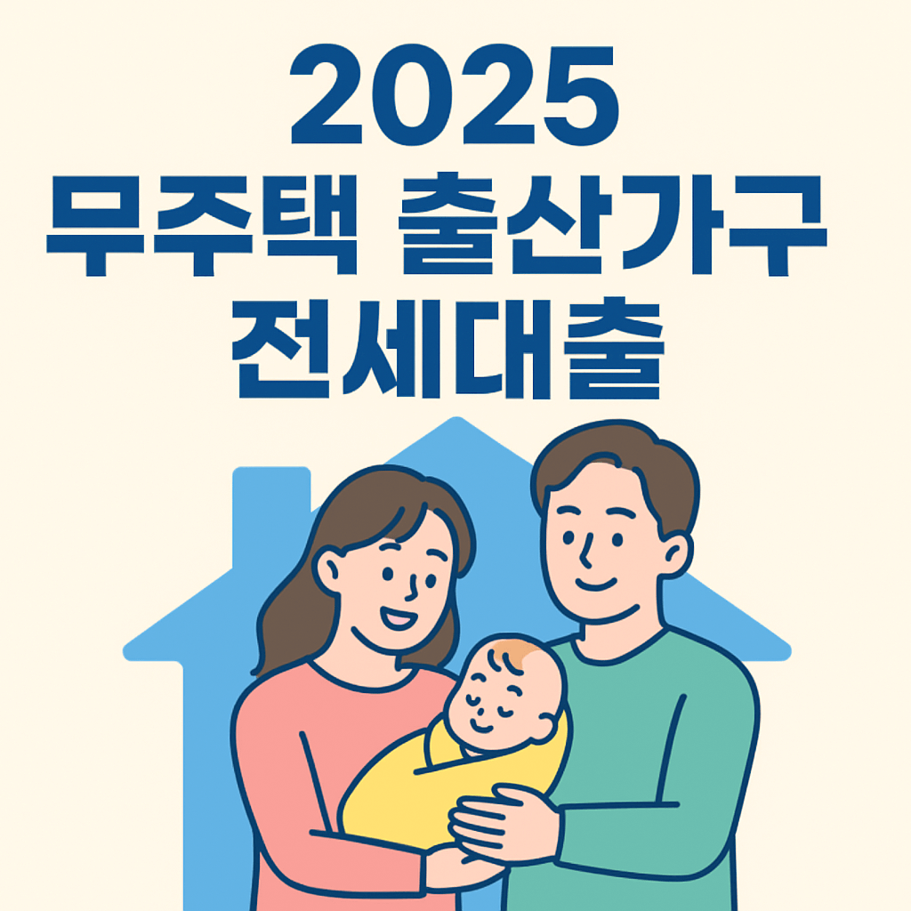 2025 무주택 출산가구 전세대출 블로그 섬네일