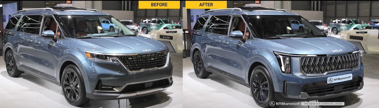 카니발 페이스리프트 예상 사진