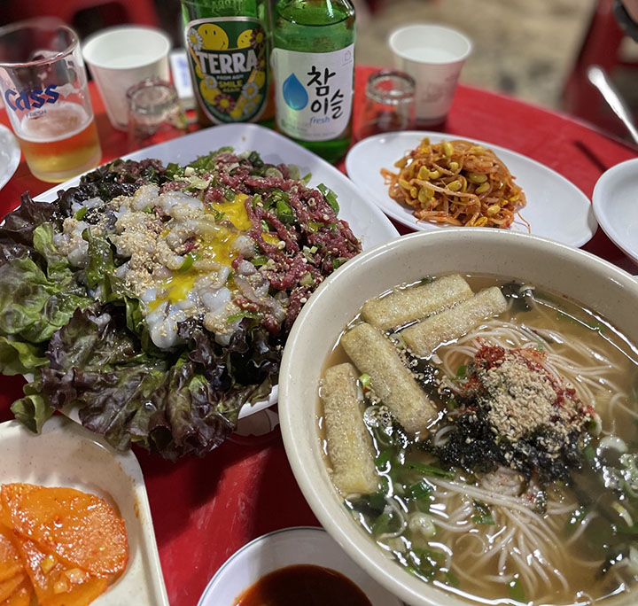 영철이네포장마차-메뉴들