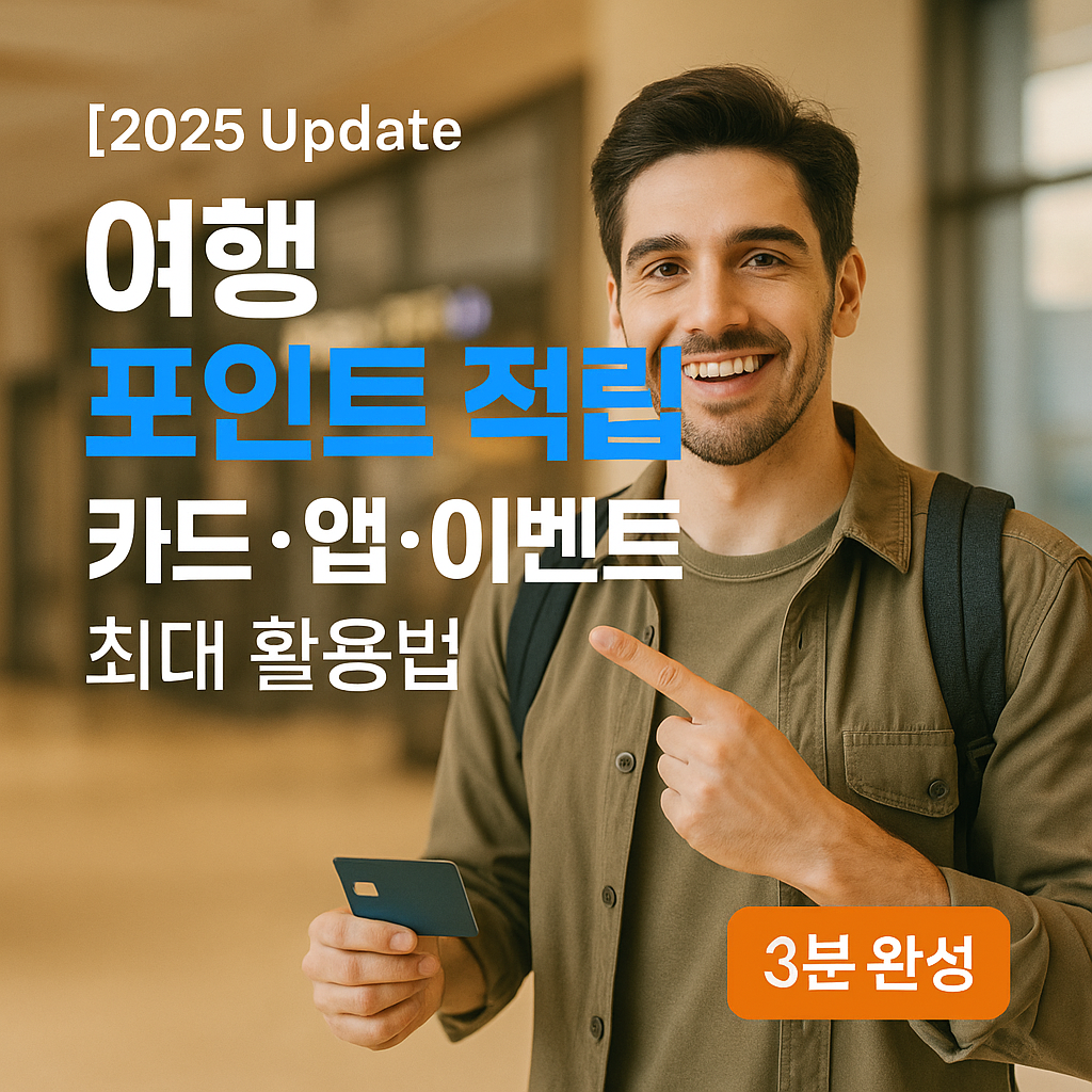여행 포인트 적립 | 카드·앱·이벤트 2025 Update 최대 활용법