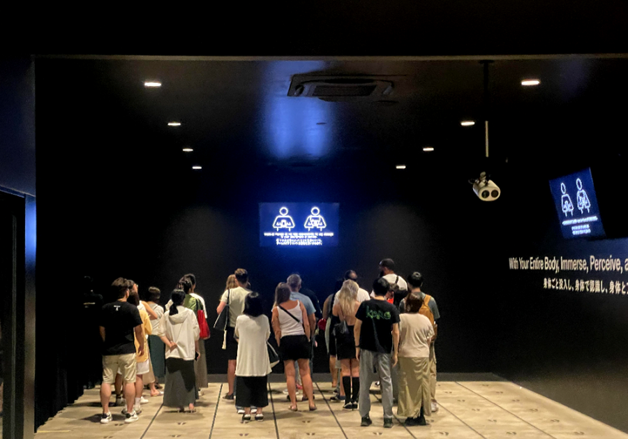 일본 도쿄 팀랩 플래닛 여행 내부진입