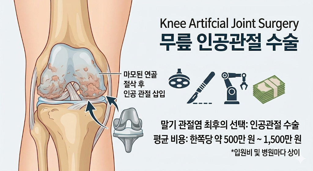 무릎 줄기세포 주사 vs 인공관절 수술