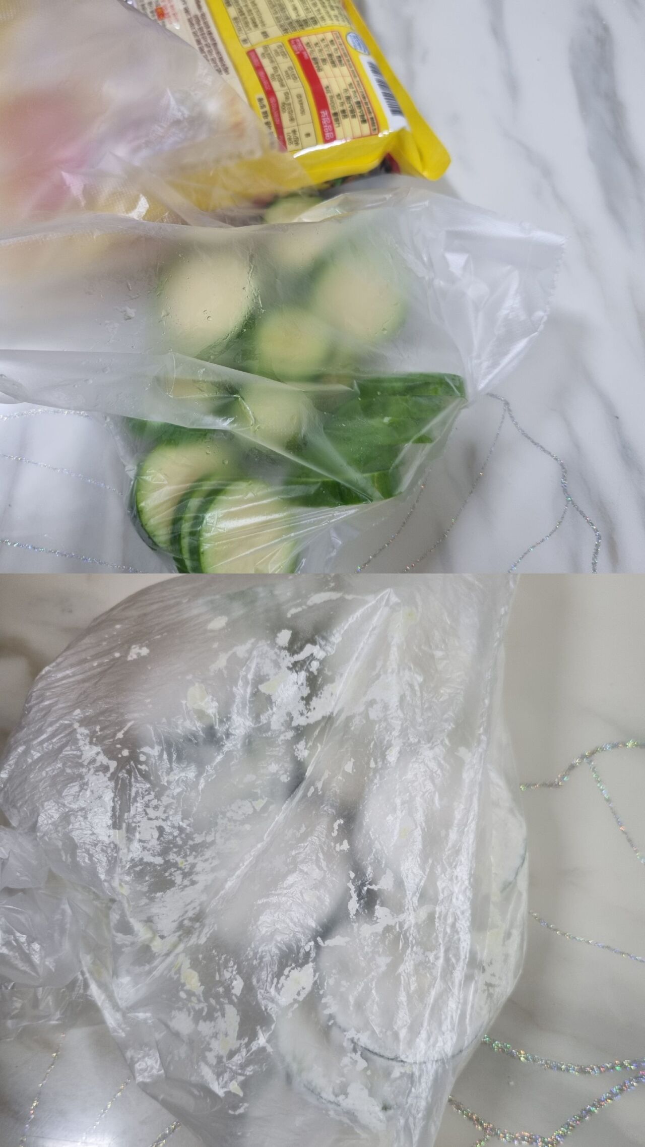 powder shaking