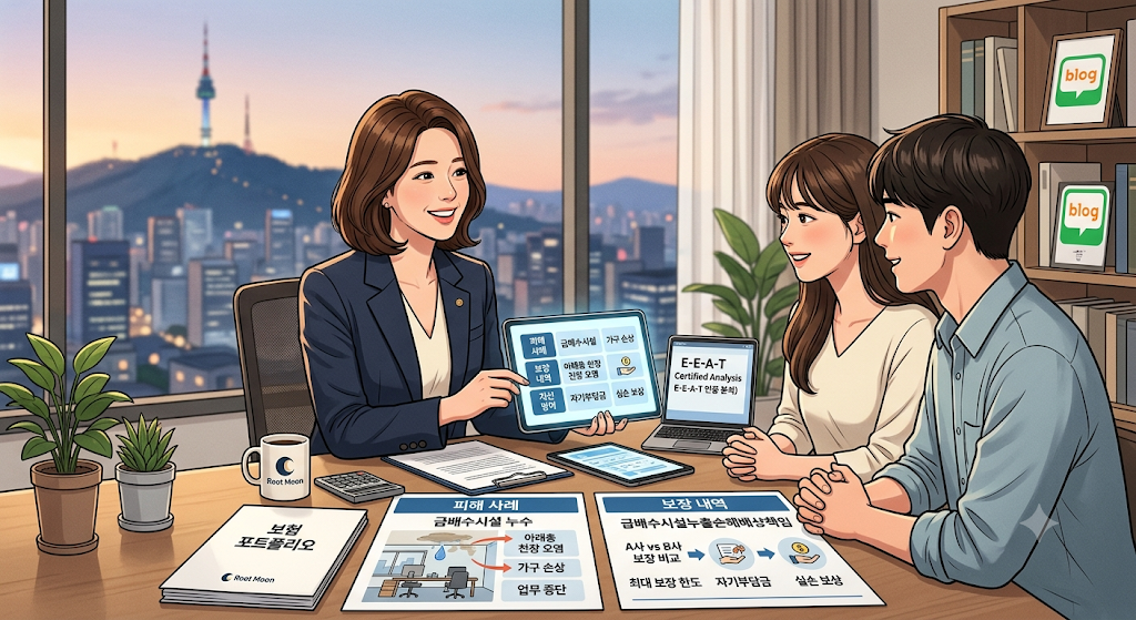 사무실 화재보험 보장 범위와 아래층 누수 피해 대비 필수 체크리스트