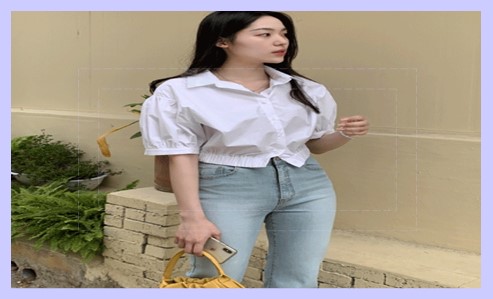 크롭 셔츠 코디 7가지