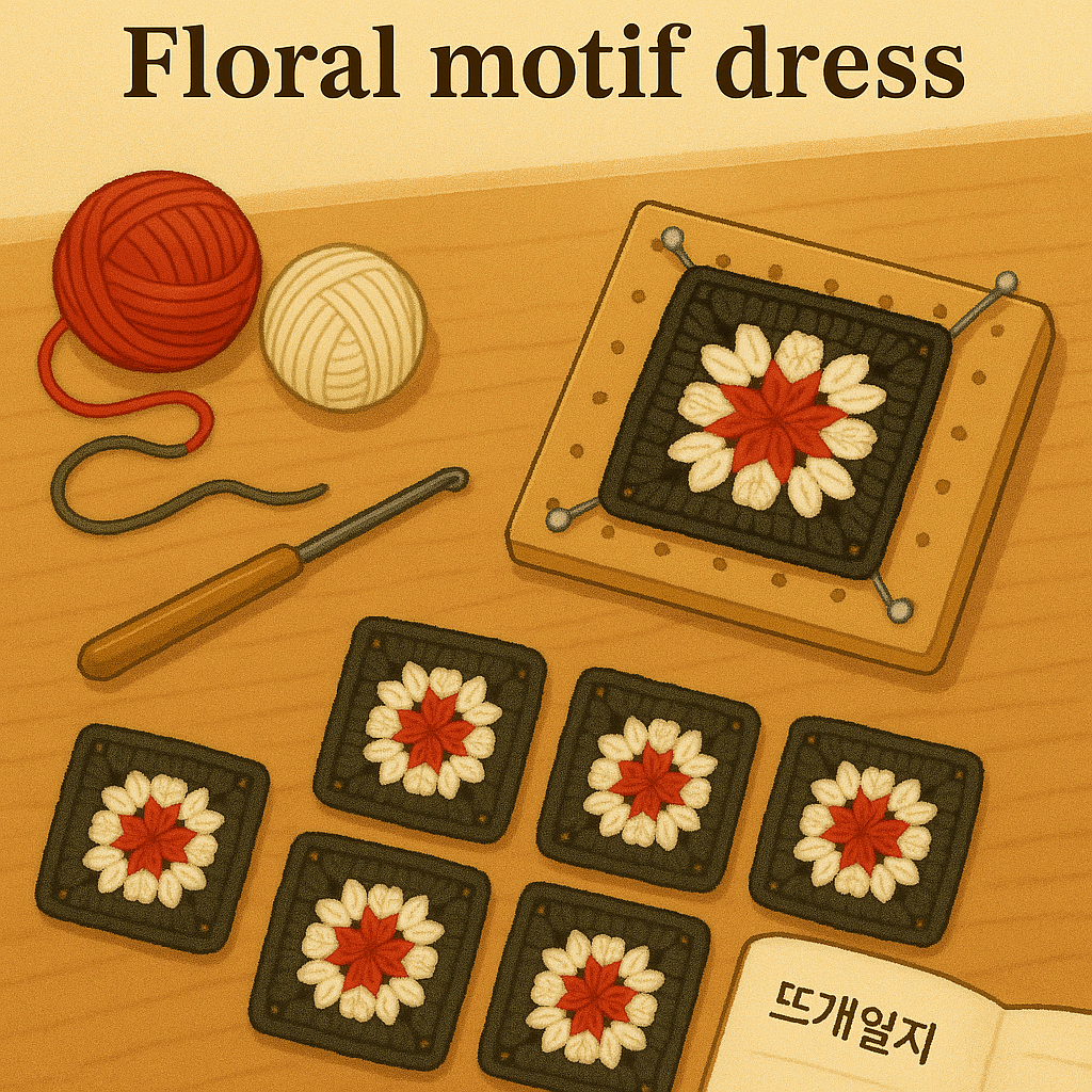 마즈쿠리 플로럴 드레스