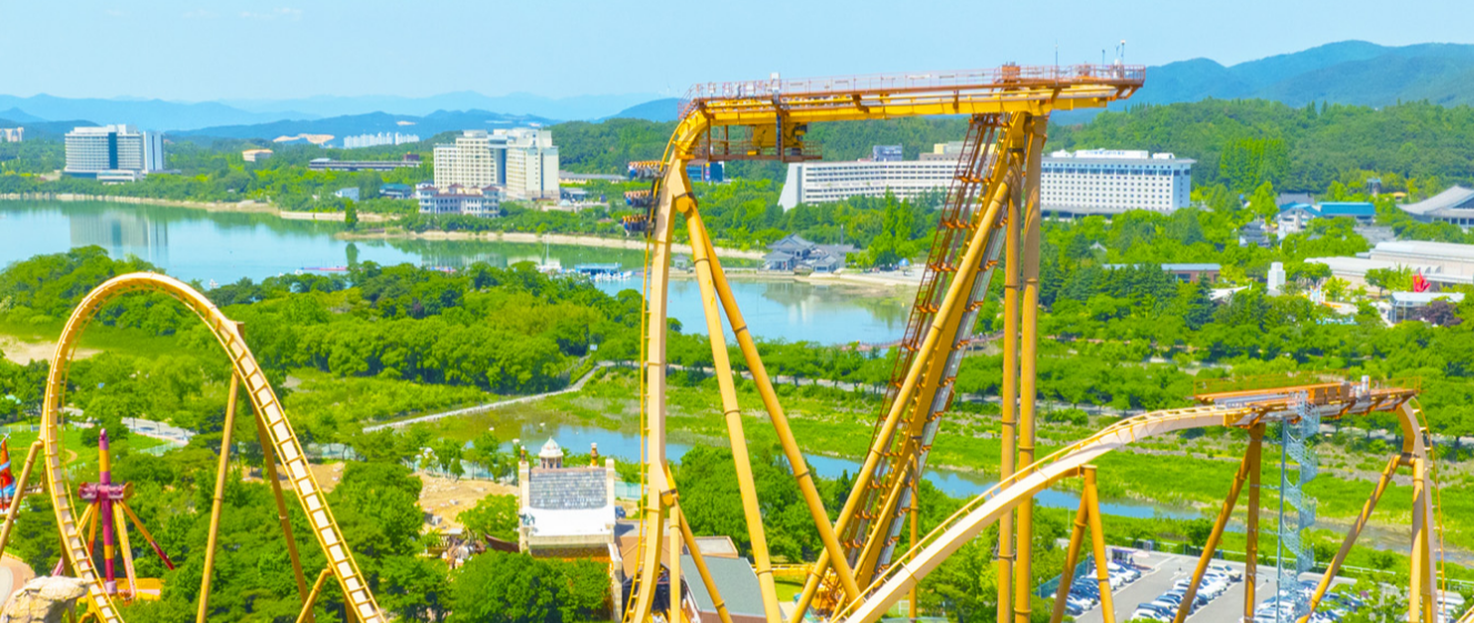경주월드 드라켄 롤러코스터