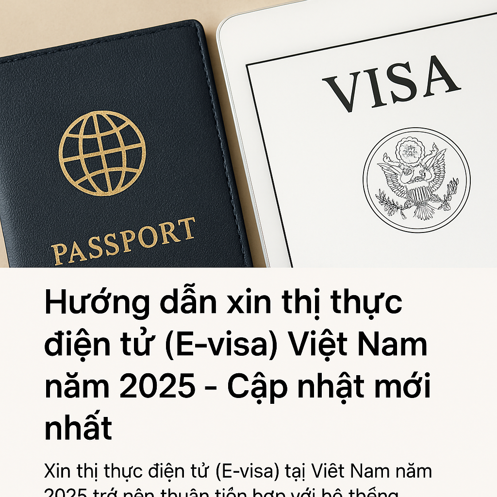 "Hướng dẫn xin thị thực điện tử Việt Nam 2025"
