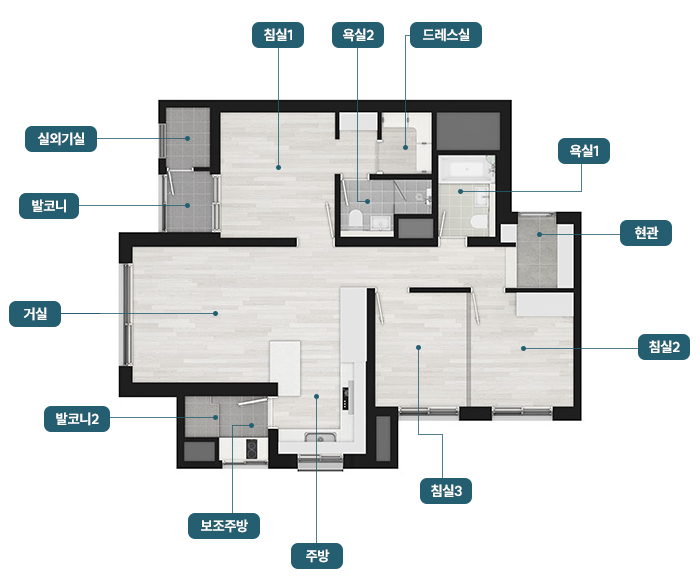 연신내 양우내안애 퍼스티지 평면도 59A